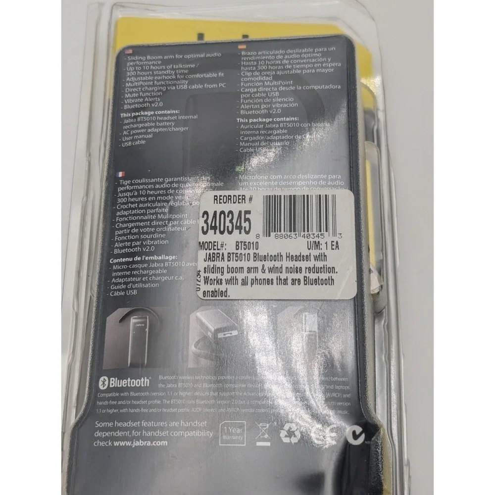 Jabra BT5010‎ Bluetooth Headset Open Box